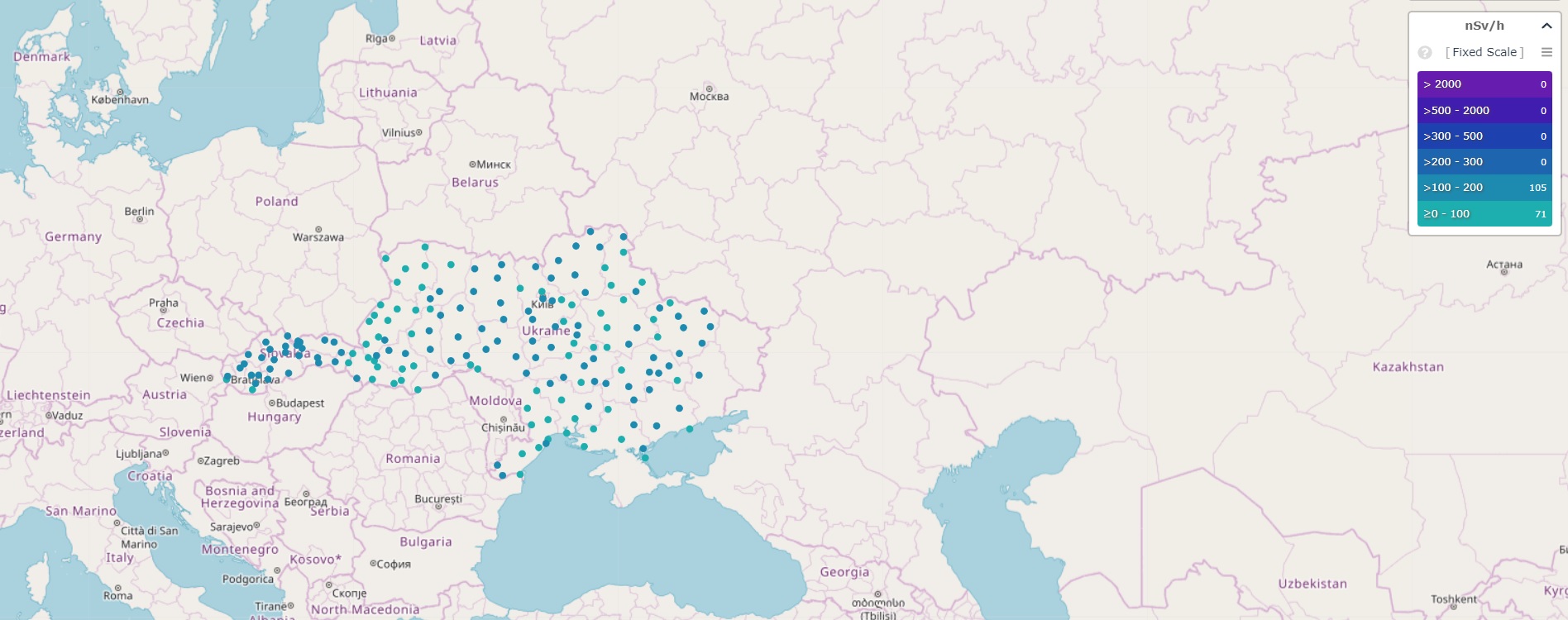 Monitorovanie rádioaktivity životného prostredia podľa EURDEP