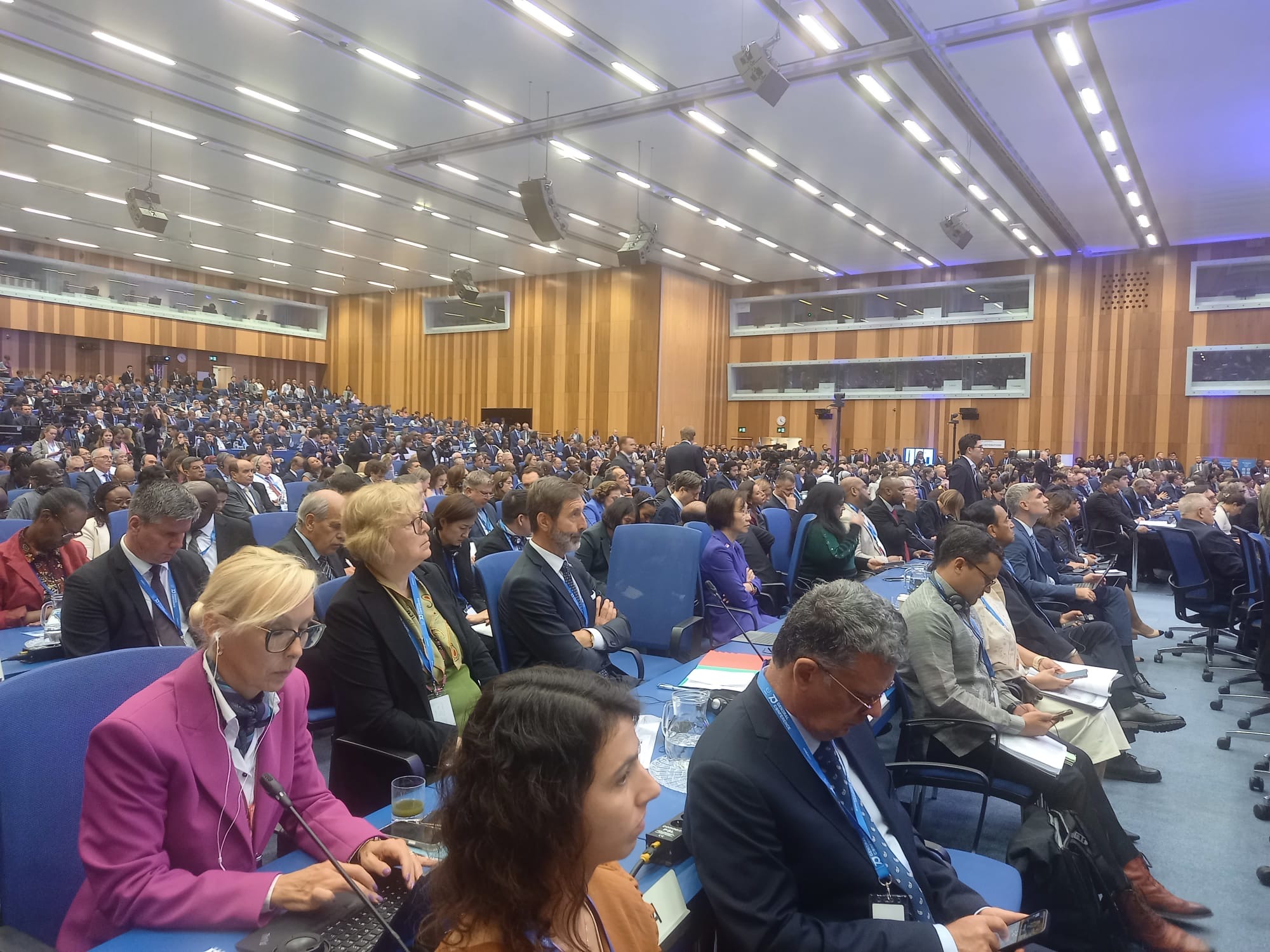 Účastníci na Generálnej konferencii MAAE